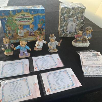 Cherished Teddies Collector Figurine Lot – Holiday & Nutcracker Suite Series