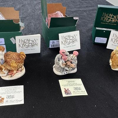 Charming Adam Binder Harmony Kingdom Figurines With Queens Council, Last Laugh & Head Over Heels