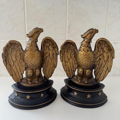 Vintage Sexton USA American Eagle Bookends