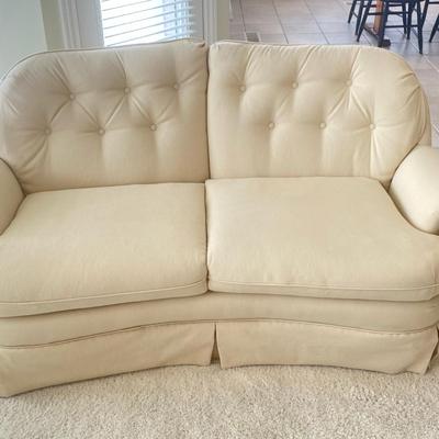 Ivory Loveseat 