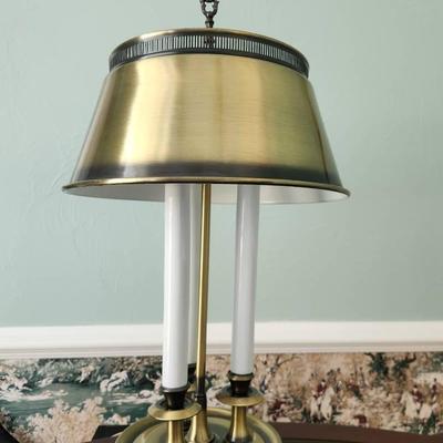 Triple Brass Lamp