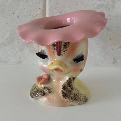 Vintage Acme Ware Duck Head Vase