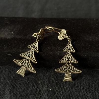 Sterling Tree Earrings 