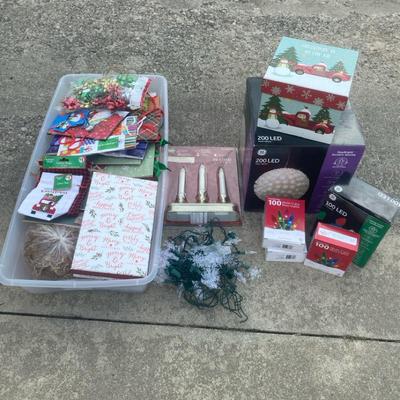 Gift Wrap & Lights