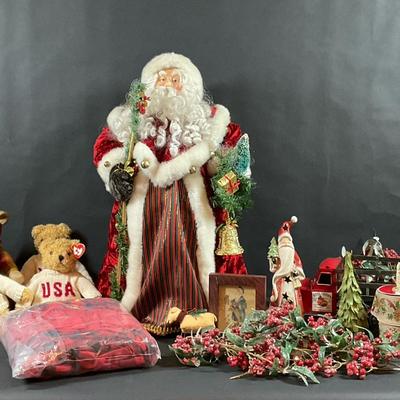 Santa And Seasonal Decor, Ribbon And More 