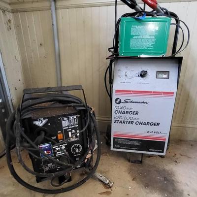 Welder & Battery Charger Lot – Schumacher and Century