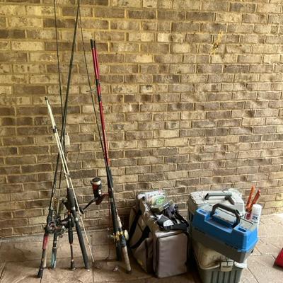 Fishing Rods and Tackle Boxes
