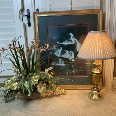Beautiful Wall Print With Floral Arrangement 