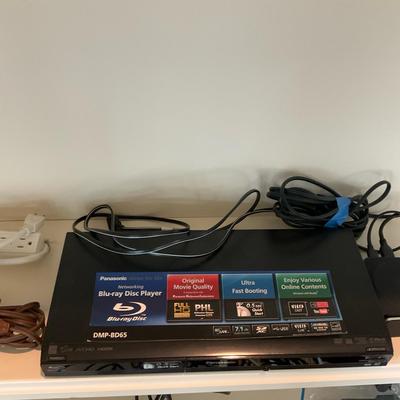 Panasonic DMP-BD85 Blu-ray Disc Player with Power Cords