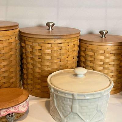 Longaberger Basket And Pottery Collection 
