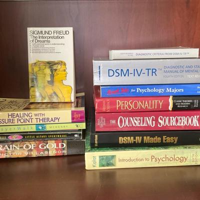 Collection of Psychology, Therapy, and Wellness Books