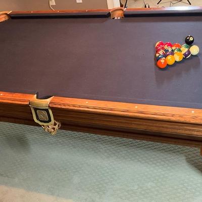 American Heritage Oak Billards Table 
