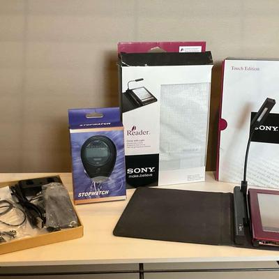 Sony E Reader, Digital Voice Recorder And More 