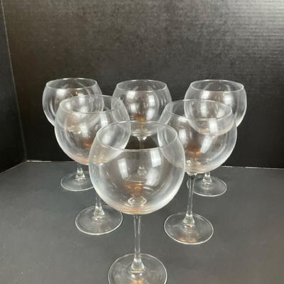 Set of 6 Oversized Balloon Wine Glasses