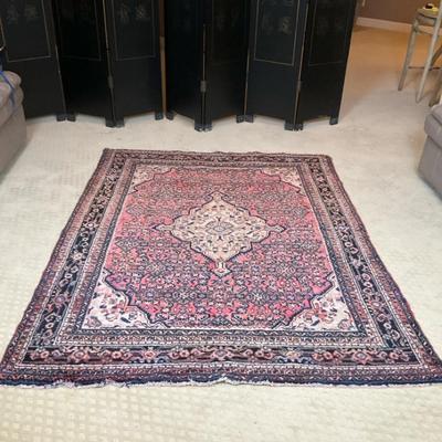 Ornate Oriental-Style Area Rug