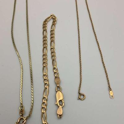 14K Gold Necklaces