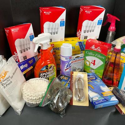 Cleaning Supplies, Light Bulbs And More!