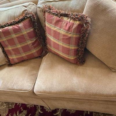 Southwood Upholstered Sofa with Throw Pillows

