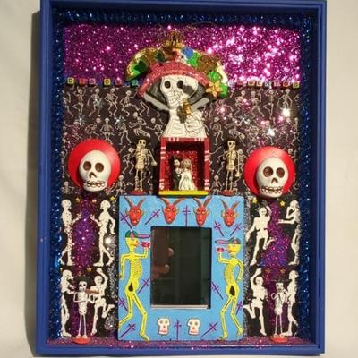 Day of the Dead Shadow Box 