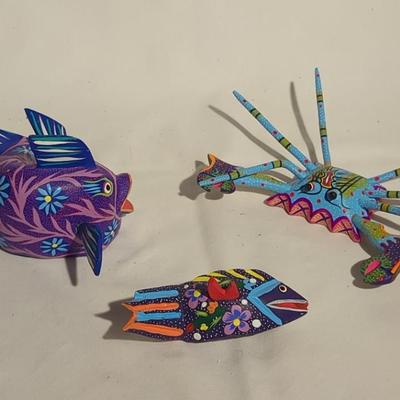 Joaquin Hernandez & Xochitl Fuentes Signed Sea Creatures 