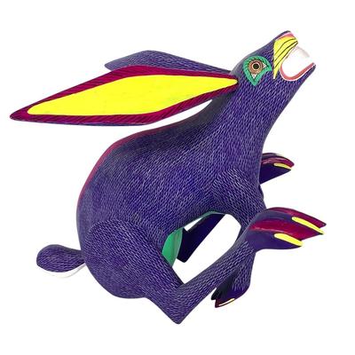Damian Morales Hand-Carved & Painted Mexican Folk Art Sculpture 