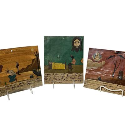 Anonymous Ex Voto Tin Trio