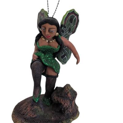 Signed Jose Juan Garcia Aguilar Fairy Clay Figurine