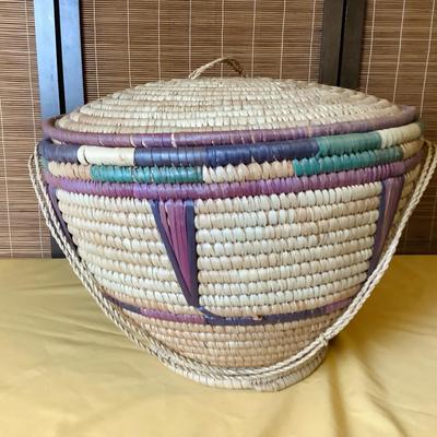 Hand Crafted Wicker Basket
