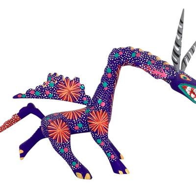 Cruz Sosa Wooden Alebrije Dragon 