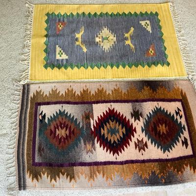 Two Kilim Woven Mats