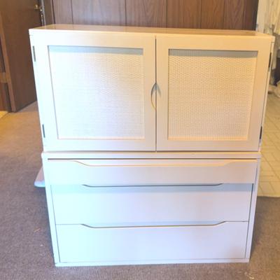 White Cabinet and Drawers 