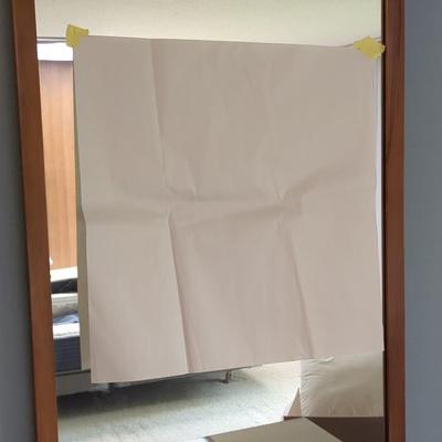 Large Danish Modern Mirror 