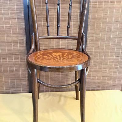 1920’s Thonet Style Antique Bentwood Bistro Chair Made in Romania 