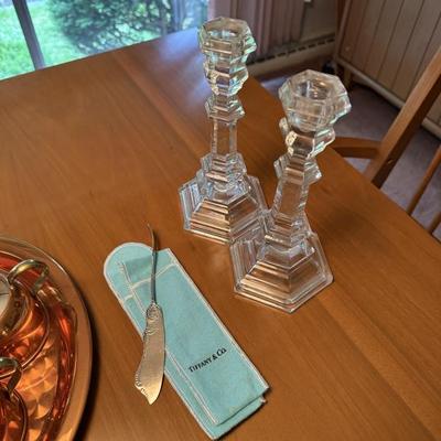Sale Photo Thumbnail #28: Tiffany candlesticks 