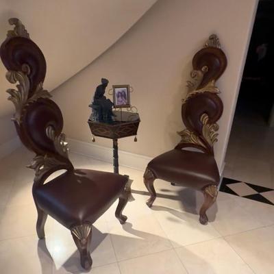 Pair of designer chairs