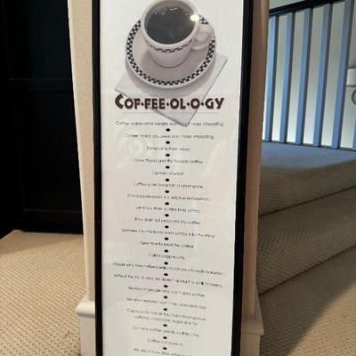 Very tall coffee sign