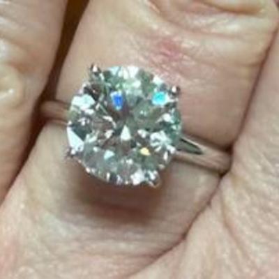5 carat solitaire