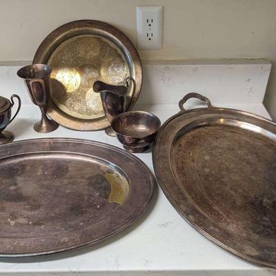 Silver Plated Serving Items 