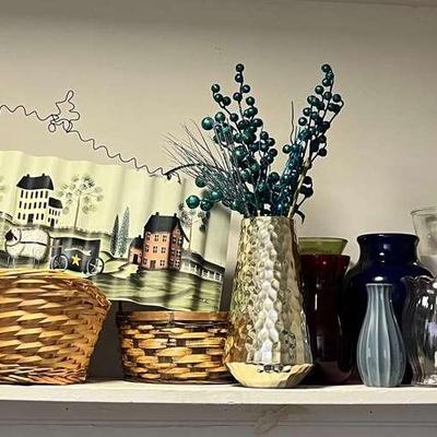 Summer Vases And Basket Decor