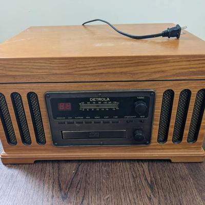 Detrola Record/CD/Cassette/Radio Player
