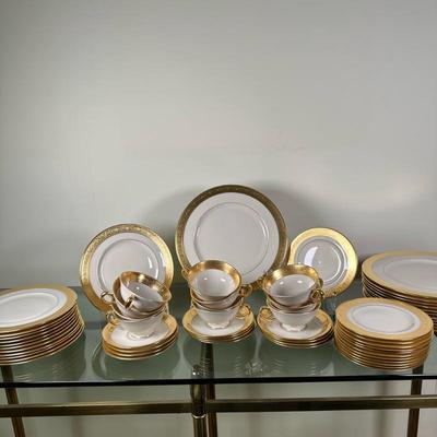 Lenox "Westchester" China - Service for 12 | Lenox "Westchester" pattern plate setting (service for 12), made of...