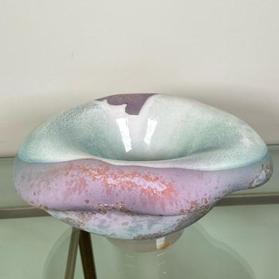 Tony Evans Raku Pottery Bowl | Tony Evans (Welsh) raku pottery sculpture bowl/centerpiece. Raku pottery is a Japanese style where pots...