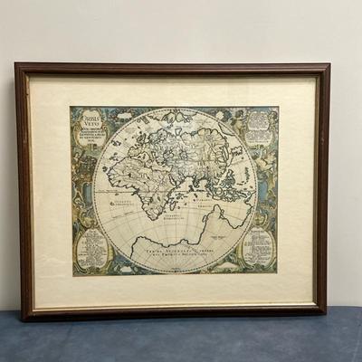 After Johannes Mejer (Danish, 1606-1674) Print/Map - "Orbis Vetus" | Print of "Orbis Vetus," or "Old...