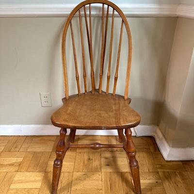 J.B. Van Sciver Co. Spindle Chair | Vintage (20th c.) J.B.Van Sciver Furniture Co. Windsor style, spindle backed accent chair.
