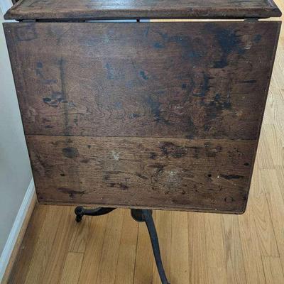 19th Century Drafting Table 