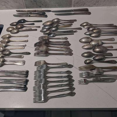 Collection Of Silver-Plated and Stainless Cutlery