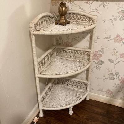 Sale Photo Thumbnail #180: Wicker Corner Shelf