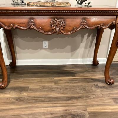 Sofa Table With Marble Insert Top