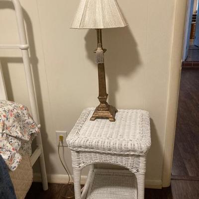Sale Photo Thumbnail #184: Wicker Night Table