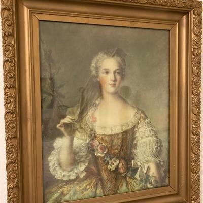 Framed Print by Jean-Marc Nattier of King Louis XV daughter.